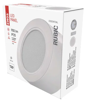 LED svítidlo RUBIC 12 cm, 9 W, neutrální bílá