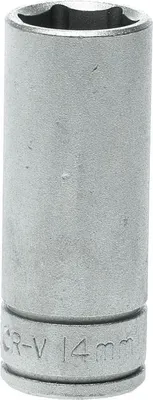 Produktbild von Lange 6-Kant-Stecknuss mit 3/8"-Griff 14 mm