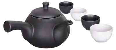 Produktbild von Teeset aus Japan mit einer Teekanne und 4 Teetassen aus Keramik