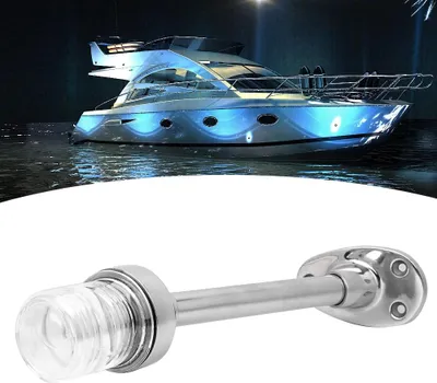 Produktbild von LED-Navigationslicht für Yachtboot-Heckanker 12-24V Pactrade Marine-Segelsignallampe (Ellenbogen)