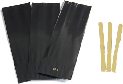 Produktbild von Teetüten schwarz, für 50 g, 49 Stück