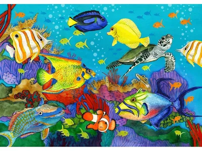 Produktbild von ENJOY Puzzle Unter dem Meer Regenbogen 1000 Teile
