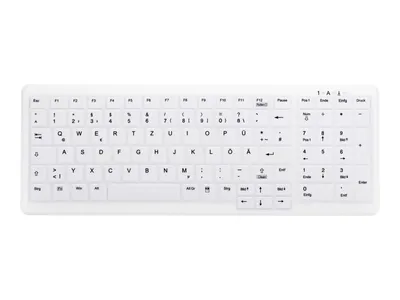 Immagine prodotto di Active Key Contour Design Active Key AK-C7000, senza fili, RF Wireless, interruttore a forbice, QWERTZ, LED, bianco
