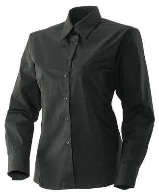 Produktbild von Bluse tailliert schwarz Gr. 50