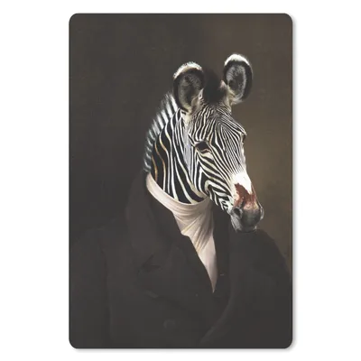 Produktbild von MuchoWow® Mauspad Mousepad Alte Meister - Ölgemälde - Zebra 40x60 cm - Mousepads - Maus Mat - Pad - Mausunterlage - Schreibtisch Accesoire