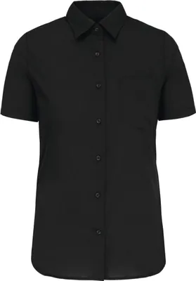 Produktbild von Kariban Popeline-Kurzarmhemd Baumwollpolyester pflegeleicht für Damen