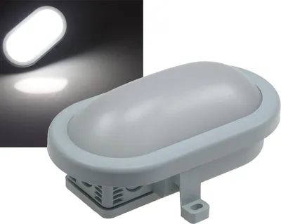 Produktbild von REV LED wet room light (+ motion detector) LED (monochrome) Built-in LED 10 W Daylight white Grey