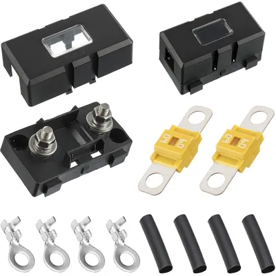 MIDI-Sicherungshalter 2er-Pack mit 2x 60A Sicherungen