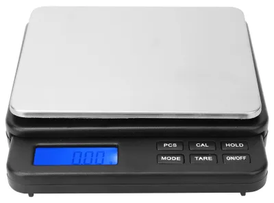 Digitale Küchenwaage, 1000 g / 0,01 g, schwarz