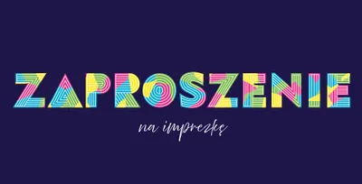 Obrázek produktu pro Zaproszenia z napisem neonowym i kopertami 5 sztuk