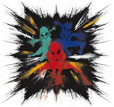Produktbild von Sanders & Sanders Fototapete Spider-Man Multicolor - 612102 - 300 x 280 cm