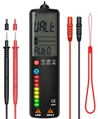 Obrázok produktu pre Bezkontaktný digitálny LCD multimetr s dvojitým režimom, detektor napätia, tester odporu a frekvencie