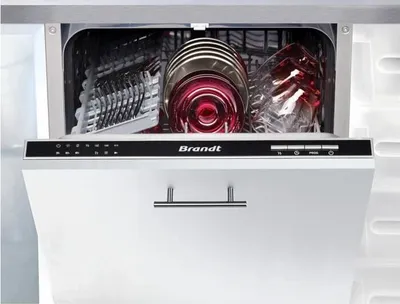 Image de Lave vaisselle 45cm 10 couverts 47db tout intégrable - Brandt - VS1010J -