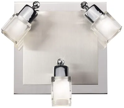 Produktbild von Esto ICE LED Deckenlampe Leuchte Spotleuchte Stahl gebürstet 761050-3