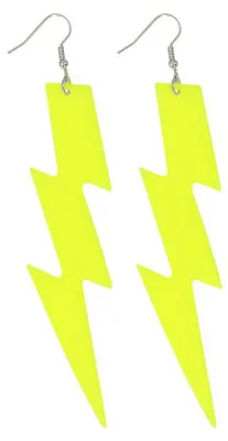 Produktbild von Boland 664434, Verkleidungs-Ohrring, Erwachsener, Weiblich, Acryl, Eisen, Gelb, 12 g