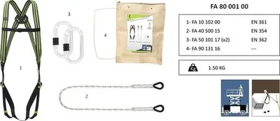 Produktbild von Absturzsicherungs-Set Kratos FA8000100