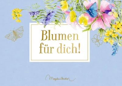Produktbild von Pop-up-Grußkarte - Blumen für dich!