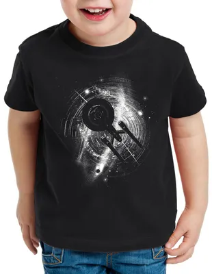 Produktbild von style3 Enterprise in Space Kinder T-Shirt NCC-1701 trek