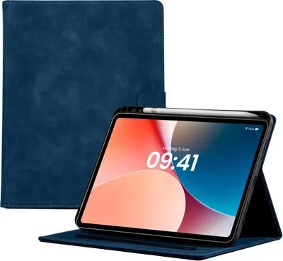 Produktbild von LBH Tablet Schutzhülle für Apple iPad Air 6. Gen 11 Zoll Cover Case Schutz Tablet Farbe: Blau