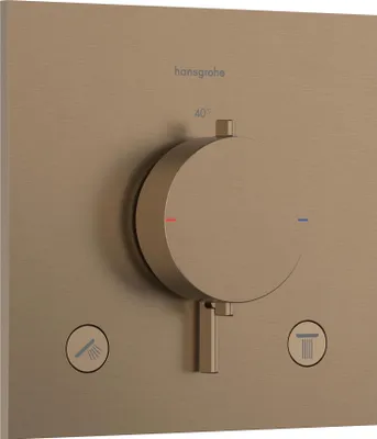 Immagine prodotto di hansgrohe Ecostat Comfort E Thermostat encastré pour 2 consommateurs, 33711140, 33711140