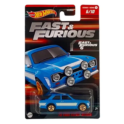 Obrázek produktu pro Hot Wheels Fast & Furious HNR96, Model městského automobilu, 3 rok/roky, Modrá, Bílá