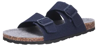 Produktbild von Giesswein Herren Hausschuhe Merino Slides, blau, Gr.41