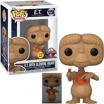 Zdjęcie produktu dla Funko POP E.T. 1258 E.T. with Glowing Heart  Special Edition Limitowana Figurka Kolekcjonerska
