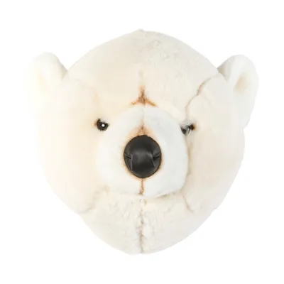 Produktbild von Wild & Soft Bär Basile Tierkopf Weiß | Zubehör Jugendzimmer