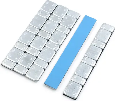 Produktbild von 5 Stück Auswuchtgewichte Klebegewichte Streifen 2,1 Unzen Hinterrad für Motorrad 124 x 18 mm