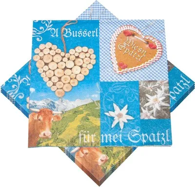 Produktbild von 100 Servietten  Motiv Bayern
