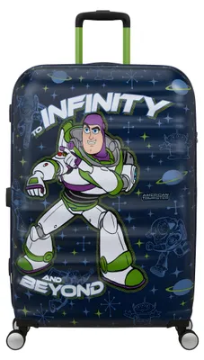 Productafbeelding van American Tourister trolley Wavebreaker Disney Spinner 77 / 28 Disney Trolley Buzz Lightyear donkerblauw