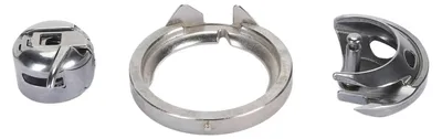 Nähmaschinen-Greifer-Spulenkorb-Set Edelstahl