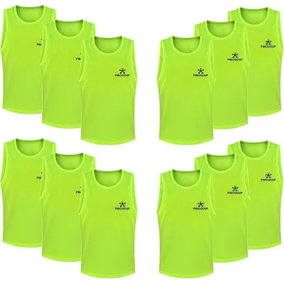 Immagine prodotto di Gilet da allenamento per calcio, maglietta, taglie per bambini e adulti, colore verde, taglia L