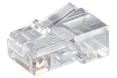 Zdjęcie produktu dla Goobay RJ-45 Plug, RJ-45, Przezroczysty, 1 szt.