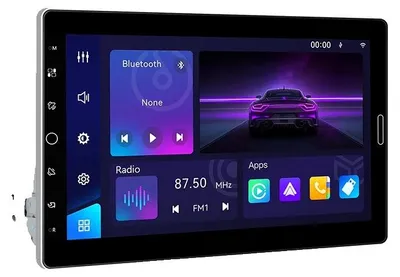 Image de Autoradio, écran tactile, intégration de smartphone, radio avec microphone et caméra