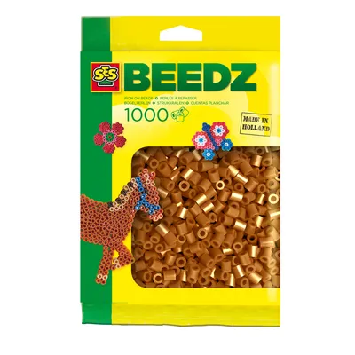 Image de SES Perles à presser, 1000 pcs, marron 00705