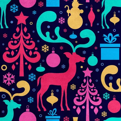 Image de Tissu velours royal en polyester pour la couture - Motif décorations de Noël
