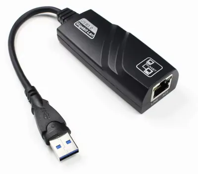 Imagen del producto de Adaptador Ethernet USB 3.0 - RJ45 - Cable de internet - LAN - Adaptador de red - Wi-Fi -  - Adaptador USB a Ethernet