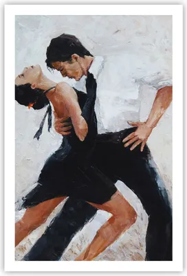 Produktbild von Poster - Poster ohne Rahmen - tanzen sie - 61x91,5 cm - Wand Bild - Wanddeko - Wandbilder - Kunstposter - Wandposter - Bilder - Kunstdruck - Wanddekoration - Wandbild - P2XPA61x91-3771