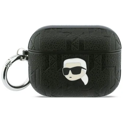 Zdjęcie produktu dla Etui Karl Lagerfeld Monogram Karl Head do AirPods Pro 3 czarny