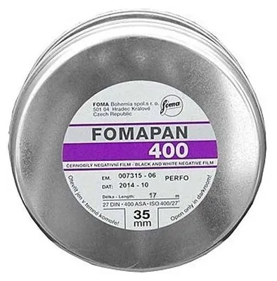 Produktbild von Foma Pan 400 ASA, 135mm, Schwarz-Weiß-Film