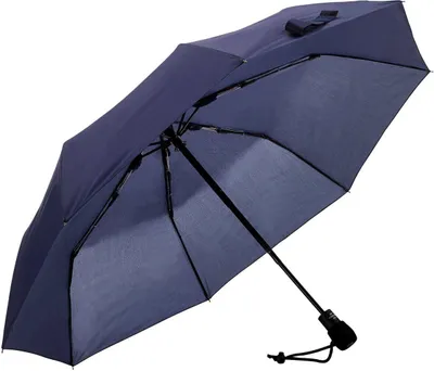 Produktbild von Regenschirm Wanderschirm Taschenschirm Trekking Automatik Leicht Windproof Marine