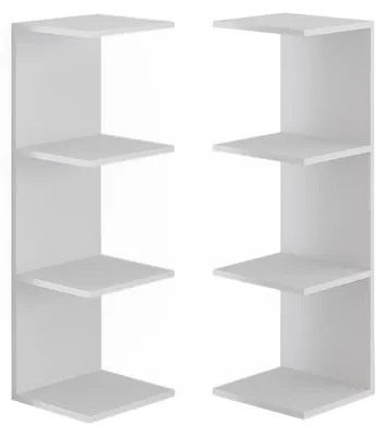 Obrázek produktu pro Nástěnná police Vicco Paolo Bílá 30 x 95 cm Sada 2 kusů, Model 52091