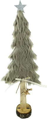 Produktbild von TrendLine Deko Holz Tannenbaum 43 x 5 x 13,5 cm braun