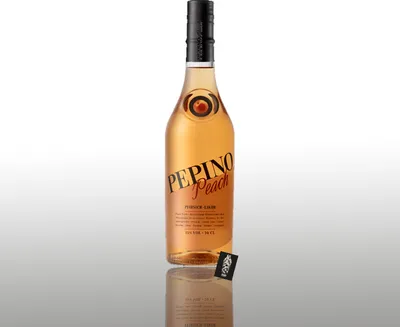 Produktbild von Pepino Peach Dänischer Pfirsichlikör 0,7L 15% Vol. - [Enthält Sulfite]