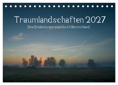 Produktbild von Traumlandschaften 2027 (Tischkalender 2027 DIN A5 quer), CALVENDO Monatskalender