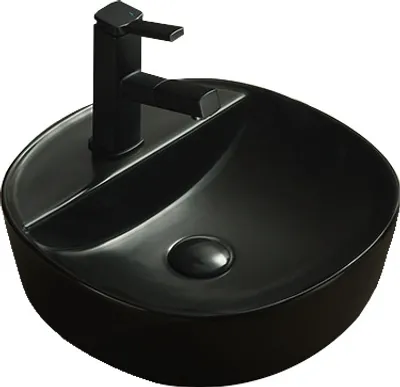 Produktbild von Mexen Zita Aufsatzwaschbecken 40 x 40 cm, Schwarz matt - 21874085