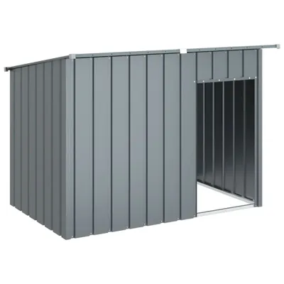 Obrázok produktu pre vidaXL Psia búda so strechou antracit 153x91x110 cm Pozinkovaná oceľ