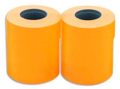 Obrázek produktu pro Samolepky v rolích apli 101719/ 26 x 16 mm/ balení 6 rolí/ oranžová