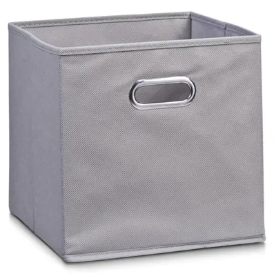 Immagine prodotto di Zeller 14130 Scatola portaoggetti, tessuto non tessuto, L 28 x P 28 x A 28 cm, grigio